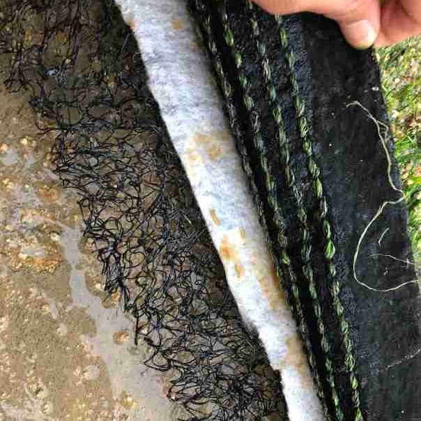 W型减震垫 三维减震垫 人造草坪减震 减震排水草坪基垫