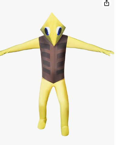 Halloween Rainbow amigos roblox juego cos ropa azul pequeño monstruo traje mono