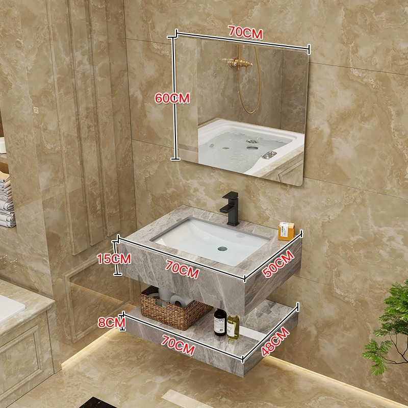 0.7 Cuenca de cerámica de dos capas de placa de roca de arroz Espejo cuadrado común