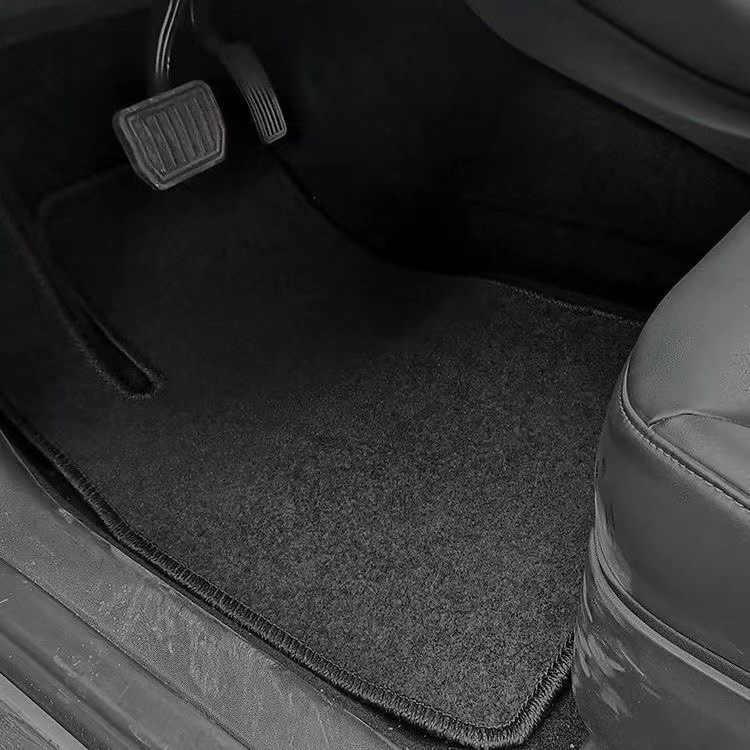 Universal Car Floor Mats PVC Eco-Friendly Linen Anti-Slip