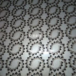 激光切割H62黄铜板5052铝合金铝板雕刻花纹图案拉丝黄铜垫片加工