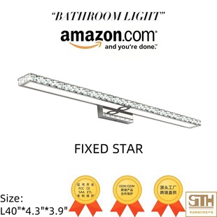 Foreign trade Amazon LED mirror headlight modern simple European gauge cross-border makeup bathroom cabinet lamp manufacturers