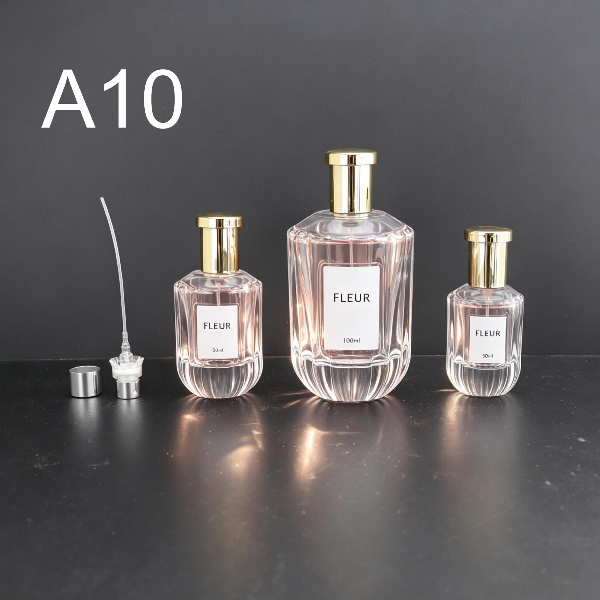 Botella de perfume de vidrio 30 - 50 - 100ml 15 bayonet fina spray perfume etiqueta transparente personalizada en el sitio image 16