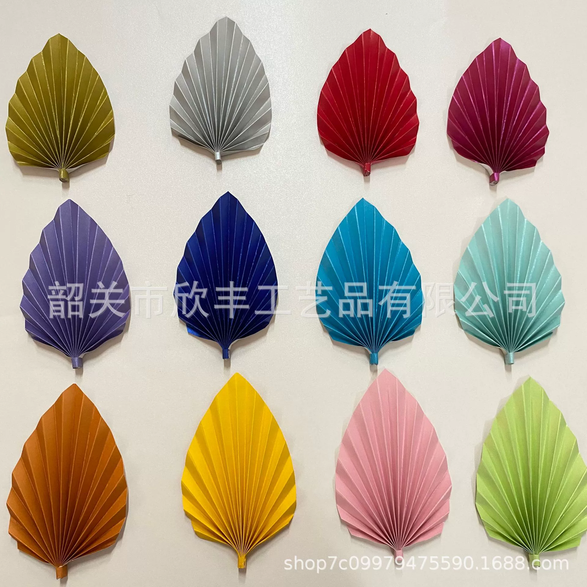 Торт Декоративный бумажный веер Высококачественная перламутровая бумага Вставка для выпечки пальмовых листьев Складной веер бумажный веер