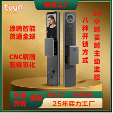 涂鸦智能锁人脸识别指纹锁跨境tuya指纹锁防盗门家用全自动智能锁