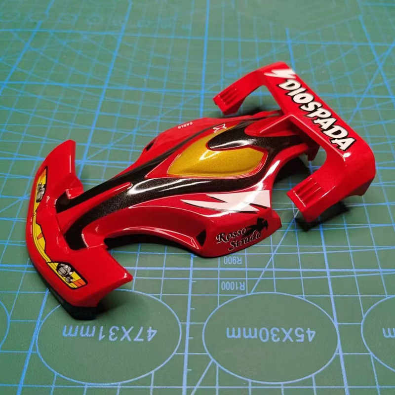 Four-wheel drive painting car shell Daxing Ruize DD leap whirlwind charge red giant new triangle arrow assembled model Four-wheel drive painting car shell Daxing Ruize DD leap whirlwind charge red giant new triangle arrow assembled model