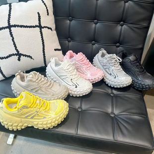 Tire bottom durian shoes for women 2023 Summer new thick bottom increased casual all-match Sports couple tank daddy shoes fashion