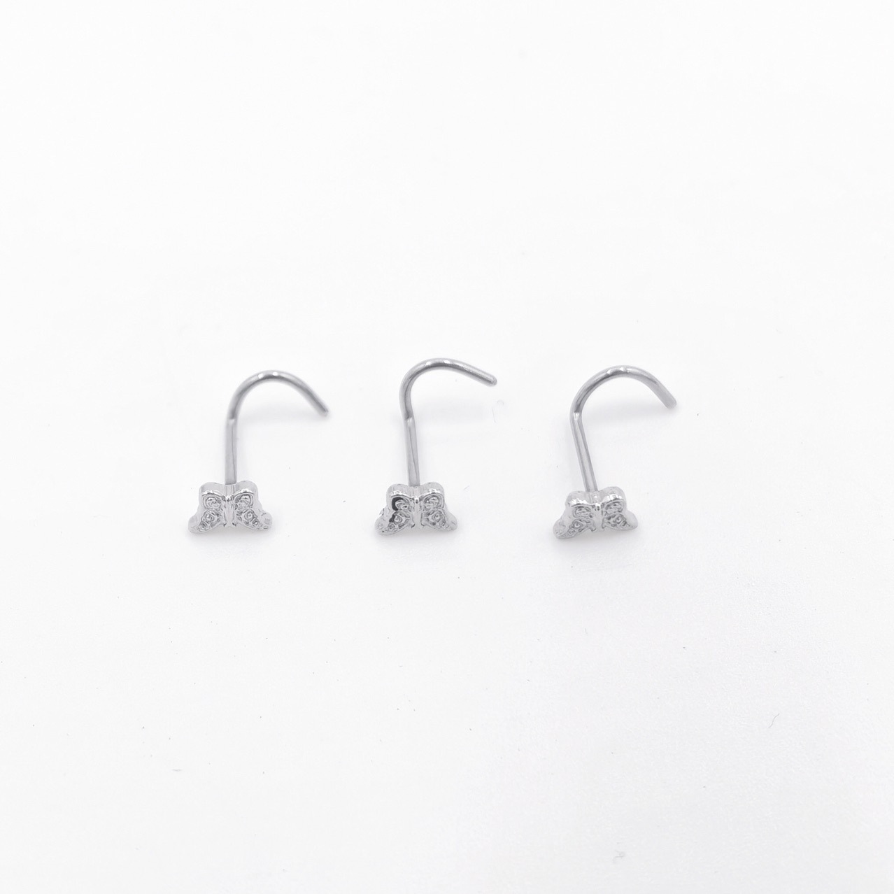 Stainless Steel Butterfly Bee Nose Stud Piercing Jewellery_voghion.com