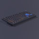 JCM Peony Guofeng Key Cap Engraved Side Engraved Transparent Character 132 Key Boxed Large Full Set Mechanical Keyboard Cap