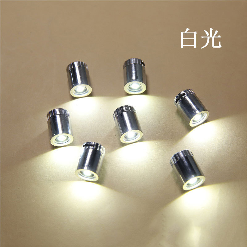 電気メッキ LED 回転ライト回転ペンライトシリンダーライト DIY 手作り小型ライトミニライトカラフルな暖かい光白色光装飾ライト|undefined