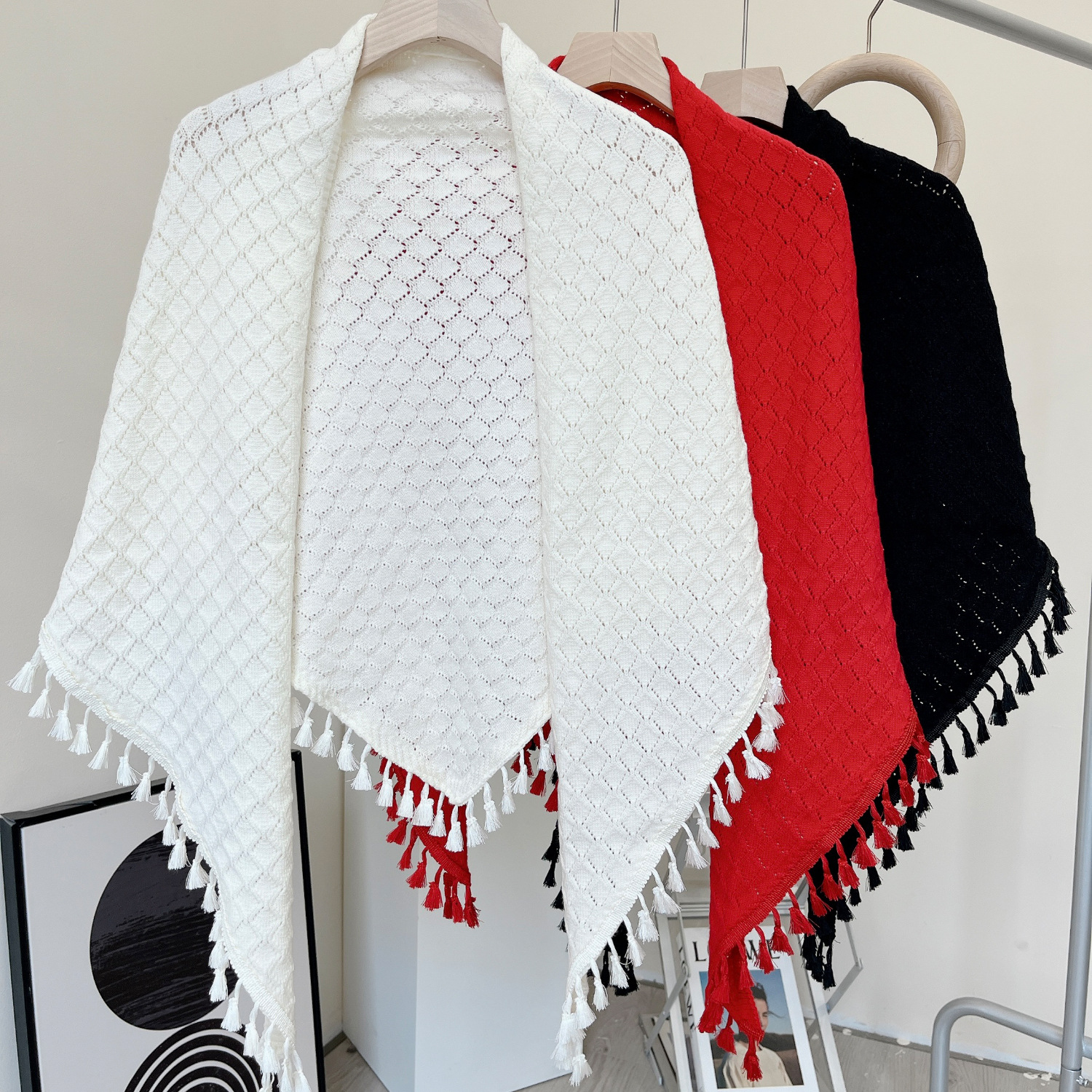 Cheongsam Challas de aire acondicionado de estilo retro mujeres Challas de tejido de lana fina capas Cardigan