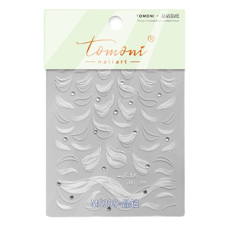 En línea celebridad uñas cristal diamante pegatinas ballet arco lindo uñas calcomanías Rosa arco decoración de uñas al por mayor