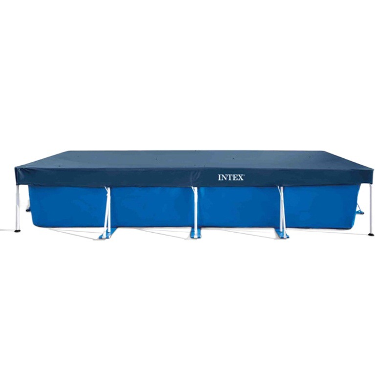 Original Genuine INTEX Swimming Pool Cover Square Pool Cover Swimming Pool Dust Cloth Thickened 28039