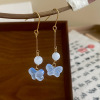 Small design advanced earrings, Chinese style, trend of season, high-quality style, bright catchy style, wholesale