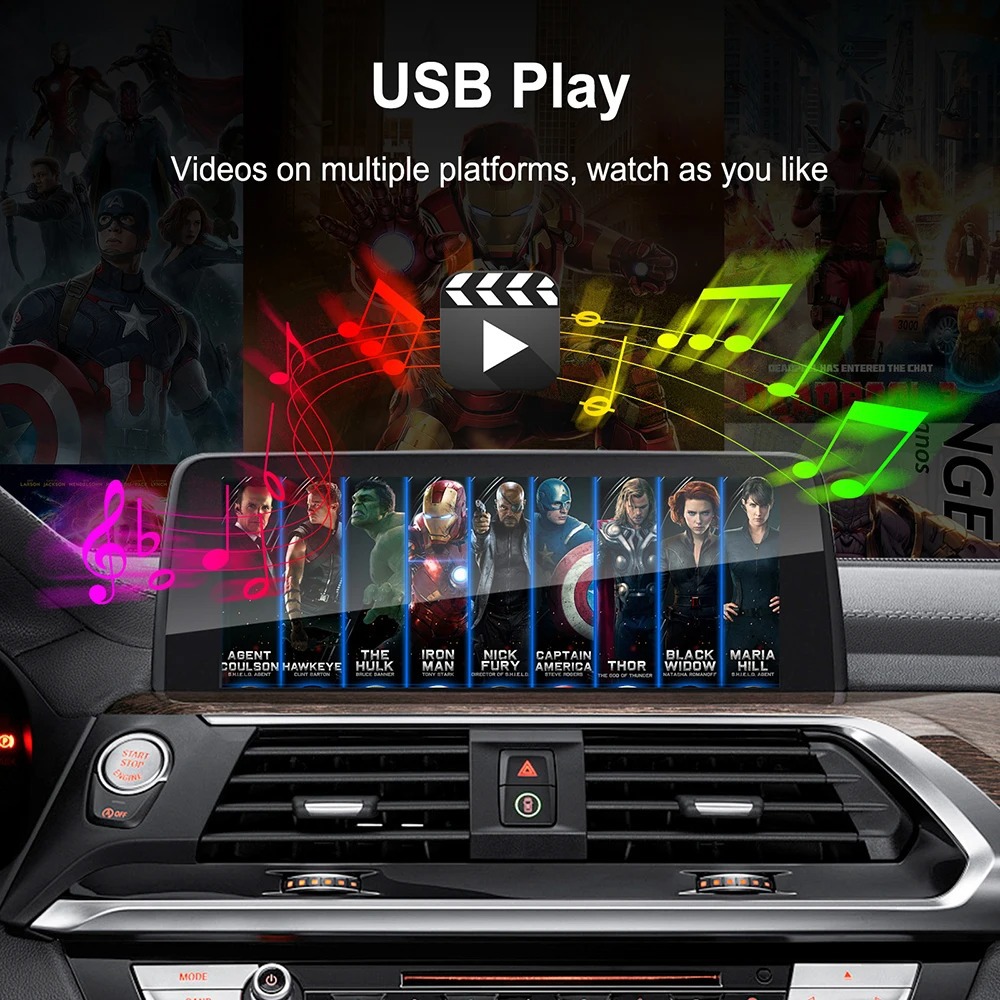 Wireless CarPlay Hicar Box for BMW with Backup Camera Support