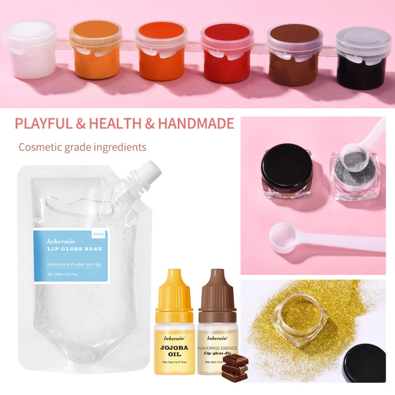 Cross-Border Lakerain New Cross-Border DIY Lip Gloss Makeup Set Lip Gloss Kit Cross-Border Lakerain New Cross-Border DIY Lip Gloss Makeup Set Lip Gloss Kit