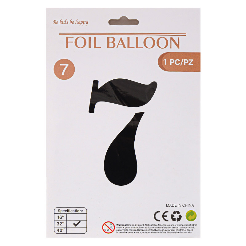 32 pulgadas Tarjeta de papel digital OPP globo de embalaje independiente fiesta de cumpleaños ambiente decorativo globo