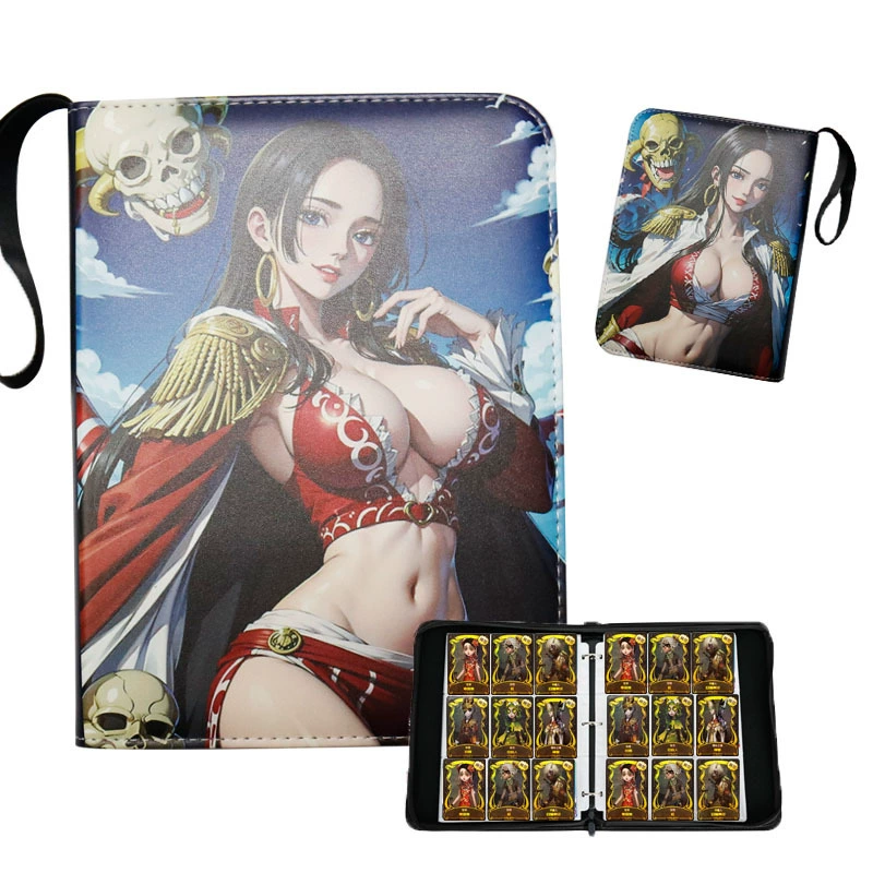 Card book, cartoon cards album, storage system with zipper
