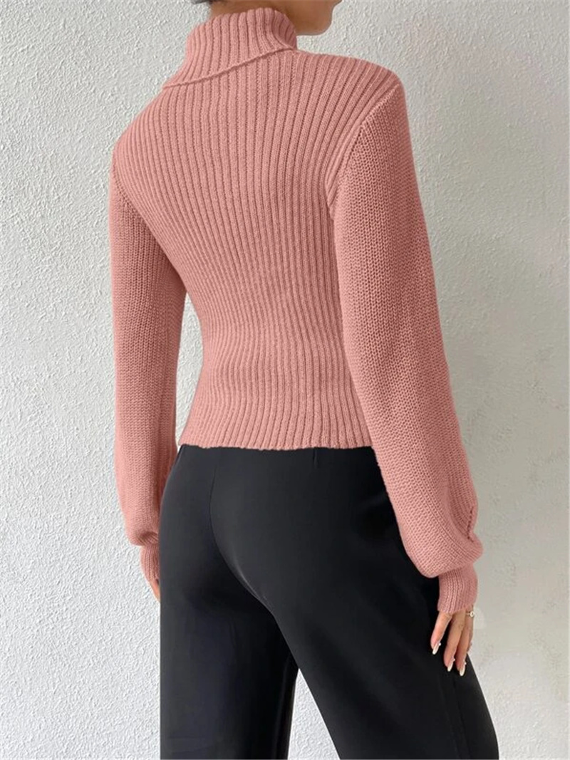 Women's Sweater Long Sleeve Sweaters & Cardigans Elegant Streetwear Solid Color display picture 22