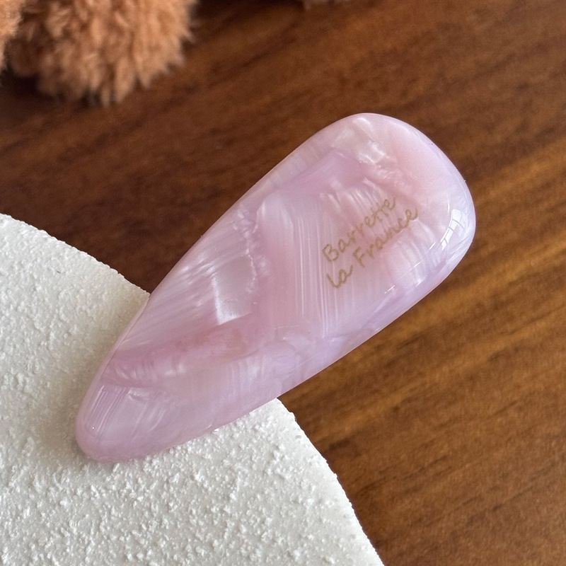 厚みのある4mm韓国製ゴールドスタンダードアセテートヘアピン、高級感のあるサイドヘアピン、エレガントで万能なヘアクリップ、ダックビルクリップ|undefined