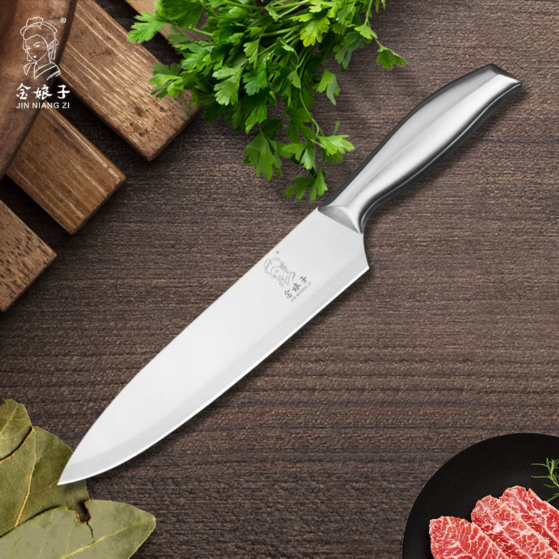 Производитель Янцзян режет овощи и мясо лезвие острое кулинарный нож домохозяйственный с множеством ножей для поваров из нержавеющей стали кухонные фрукты ножи оптом