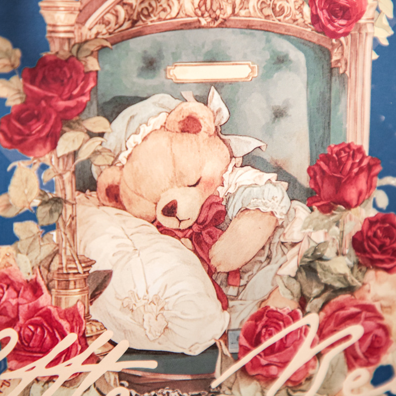 Bolso de regalo del Sr. Paper, serie de música de baile de oso, bolso de transporte de embalaje de regalo de dibujos animados lindo y de alto valor