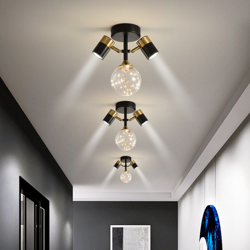 Aisle lamp, foyer, corridor, ceiling lamp, balcony, entrance, stairwell, cloakroom, simple modern Nordic lamps