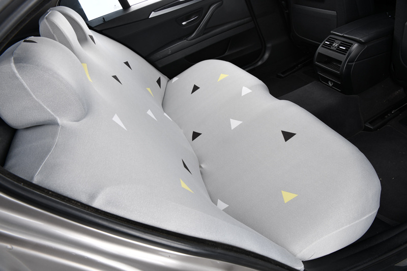 Car seat cover, cushion cover, rear seat integrated elastic backrest cushion cover, one-piece fabric anti-slip universal full cover