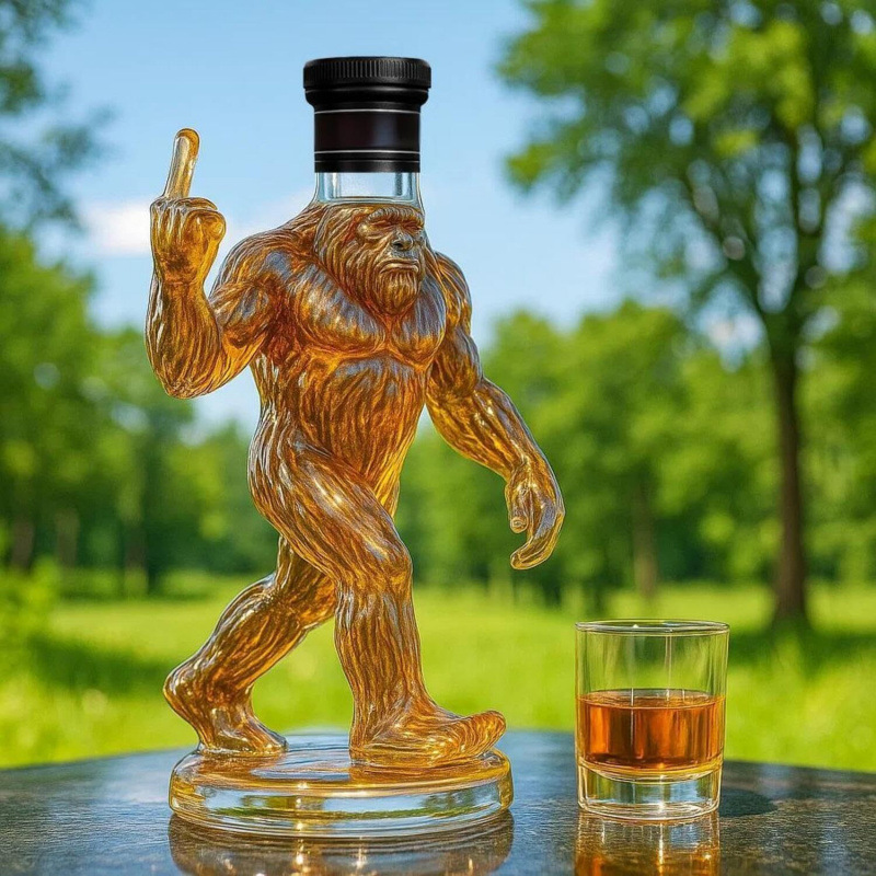 Funny Bigfoot Whiskey Bottle 有趣的大脚威士忌酒瓶|undefined
