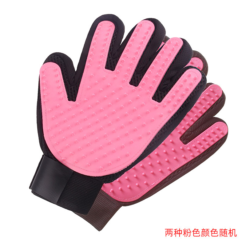 Guantes de baño para mascotas, guantes de gato, masaje, cepillo de baño para mascotas, suministros para mascotas, guantes de pelo para perros, transfronterizos