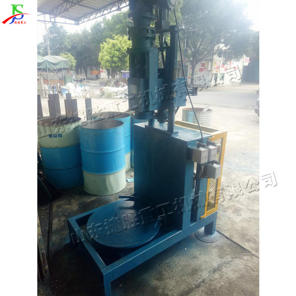 Máquina cortadora de bidones de aceite semiautomática Máquina cortadora de bidones de aceite hidráulico neumático Equipo de plancha de hierro nuevo para la regeneración de bidones de aceite vertical