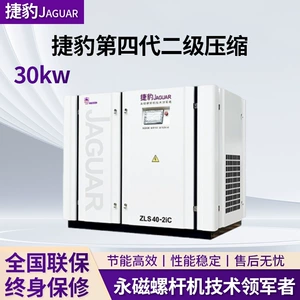 Jaguar Bipolar Permanent Magnet Variable Frequency Air Compressor 22/37/55/75/90Kw Double Screw High-Volume Air Compressor