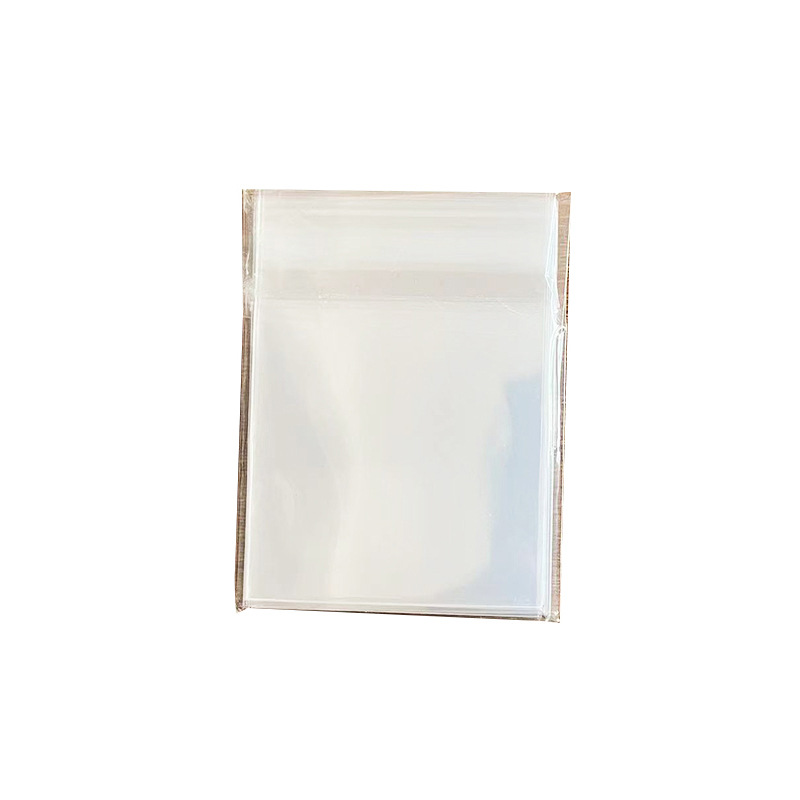 Bolsa de sellado autoadhesiva de barra transparente PP bolsa de sellado automático engrosada con láser bolsa de barra protectora de flash transparente con indentación