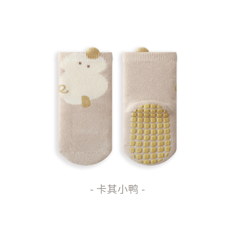 2023 invierno nuevo bebé niño calcetines espesado cálido Terry niños niñas bebé interior antideslizante piso Calcetines