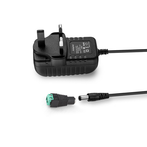 British standard 12v2a power adapter LED light with massager monitoring switching power supply with smart speaker charger