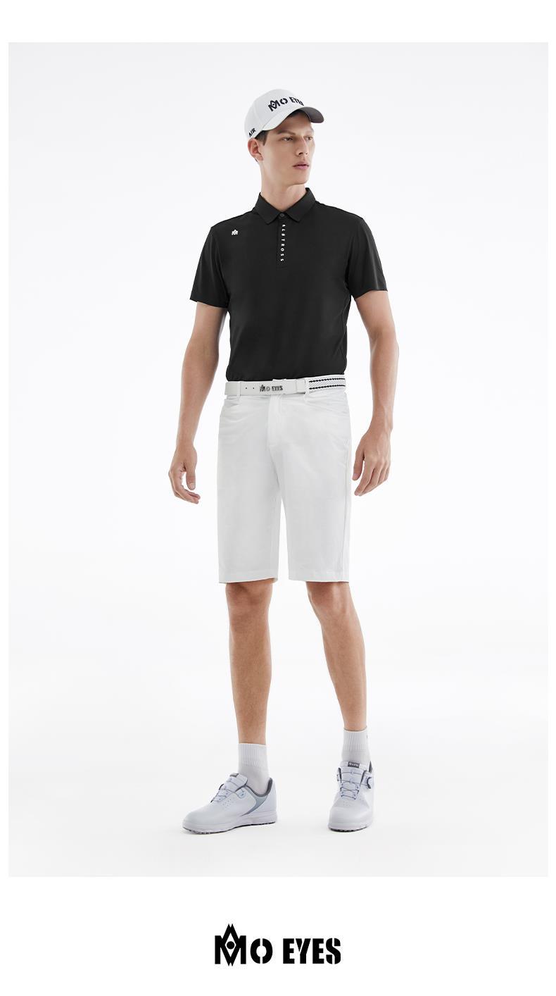 Quần short golf nam Moeyes Magic Eye co giãn mùa hè — M23KUZ002-Đen, M23KUZ002-Kaki, M23KUZ002-màu trắng chi tiết 5