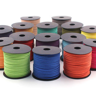 5m /3Mm Korean Velvet Leather Rope Double-Sided DIY Handmade Braided Hair Rope Dirty Hair Braid