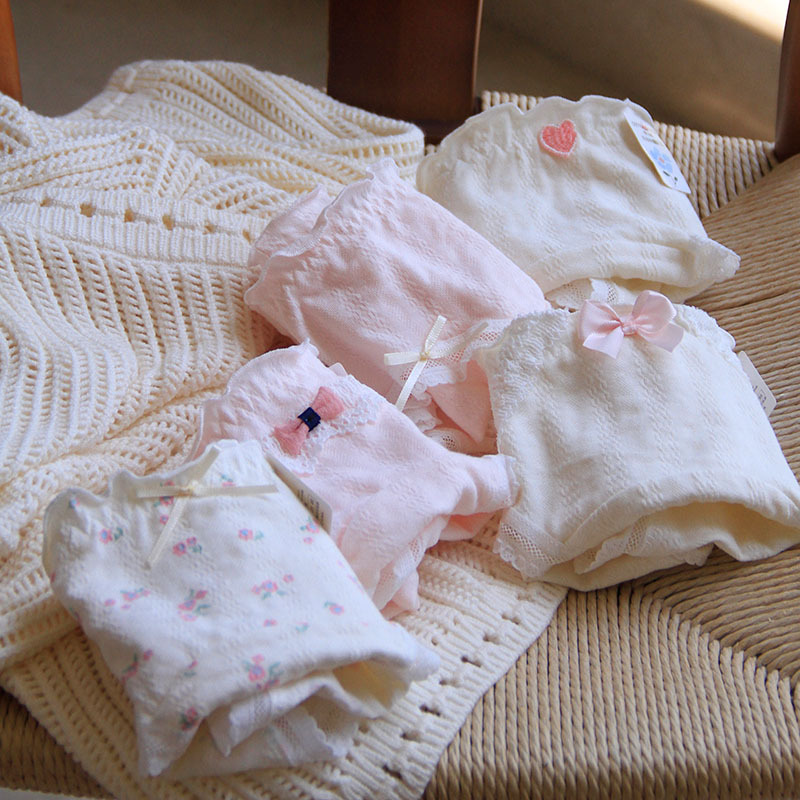 2025 新しい女性の下着股間延長純綿タイプ A 抗菌ミッドウエスト通気性若い女性のブリーフ C066