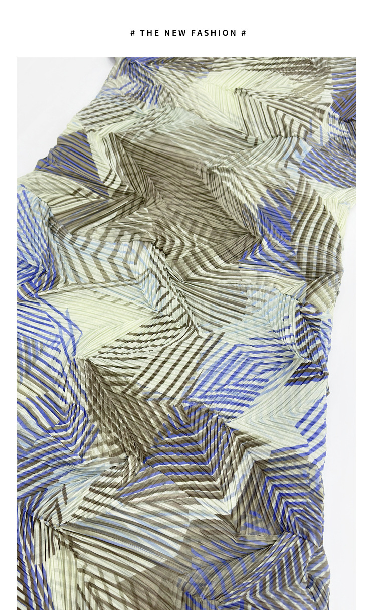 Französisches Retro Midikleid Mit Print Für Damen Im Sommer_voghion.com