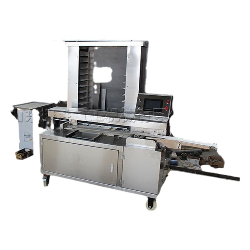 340 de acero inoxidable automática placa Swing Machine comercial al vapor rollo de pan placa fila máquina de hornear pastelería placa automática equipo de oscilación