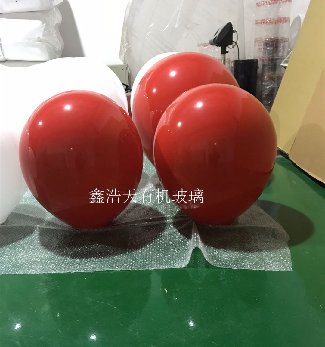 亚克力彩色气球空心球陈美异型装饰球圣诞模型道具球橱窗吊球