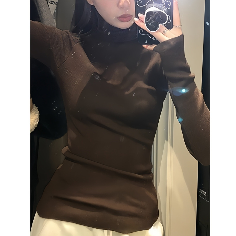 YUYUERAL breathable wool base layer, machine washable, made with imported merino wool, super soft and stretchy, with a ruffled collar YUYUERAL breathable wool base layer, machine washable, made with imported merino wool, super soft and stretchy, with a ruffled collar