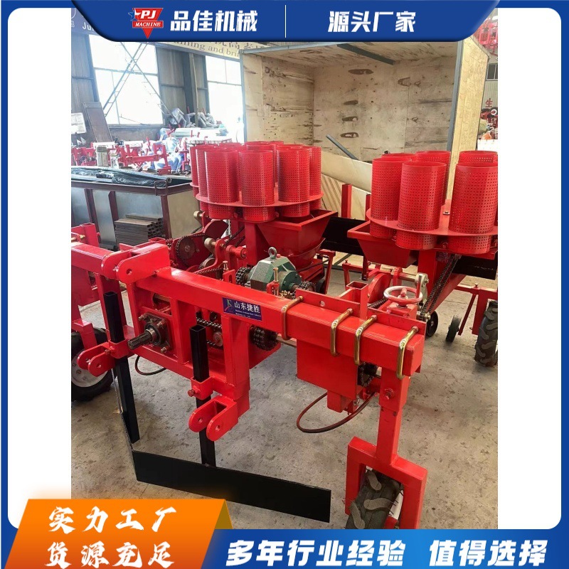 黄瓜西瓜蔬菜移栽机  农用育苗移栽设备  牵引式果苗移栽机器