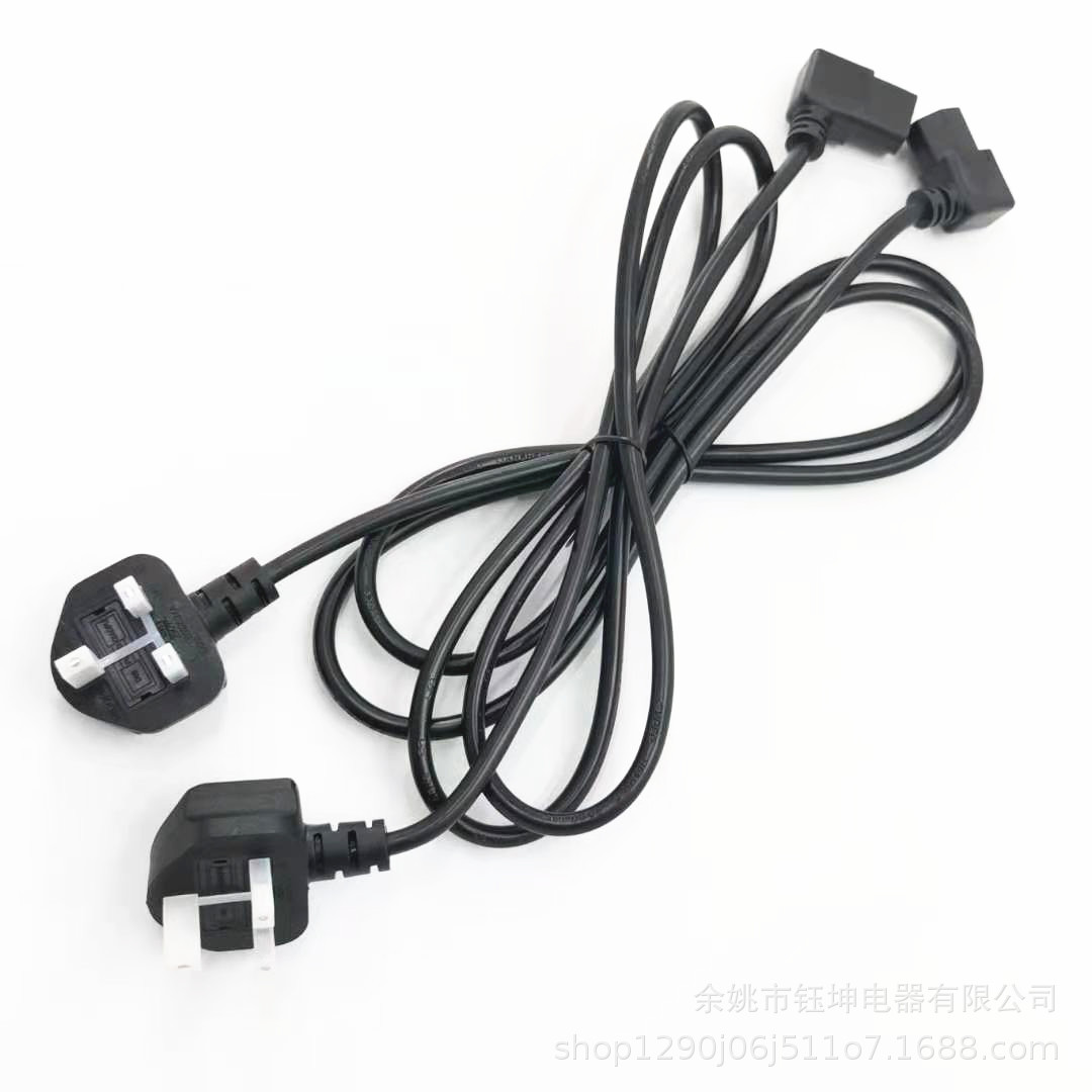 供应英规电源线 BS插头90°C13电脑插头品字尾三芯英标插头电源线