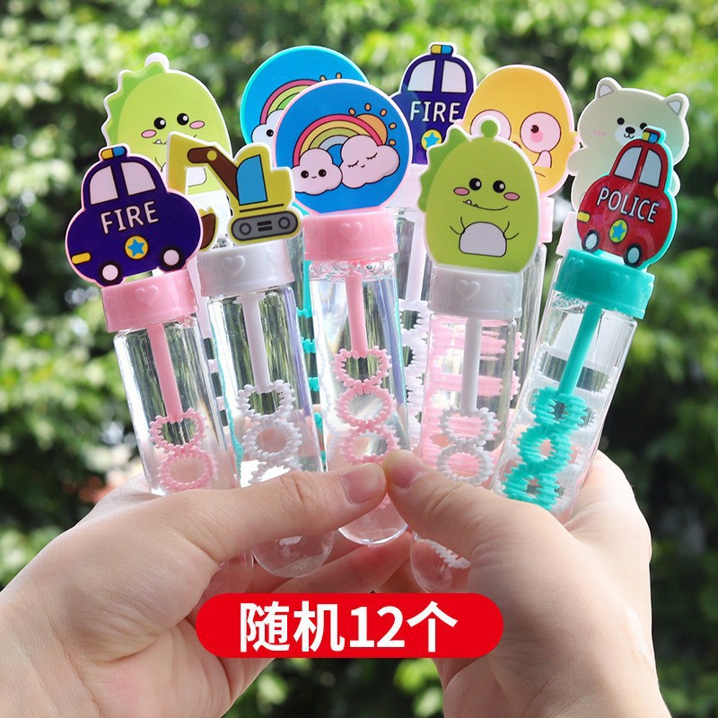 Barras de burbujas para niños pequeños juguetes de burbujas al aire libre regalos festivos de bodas parques empujar mercado nocturno mayorista