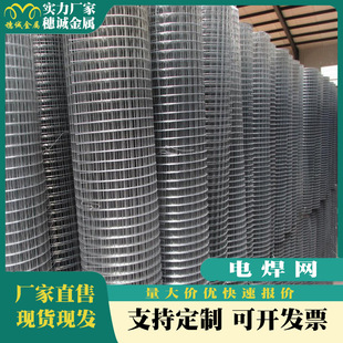 Foshan Manufacturer Hot-Dip Galvanized Welded Mesh Galvanized Steel Wire Welded Mesh Interior and Exterior Wall Insulation Galvanized Welded Mesh