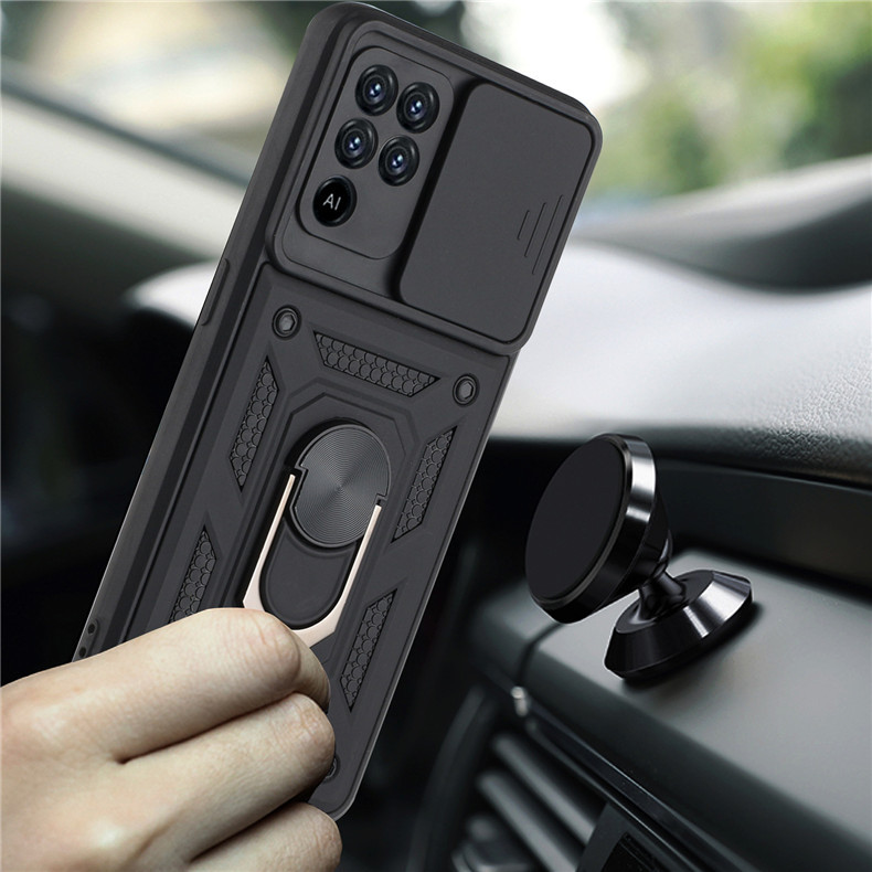 Suitable For OPPO Reno7 Pro Shunjia Push Window Goggles Anti-fall Shell A54 Car Ring Bracket Protective Cover