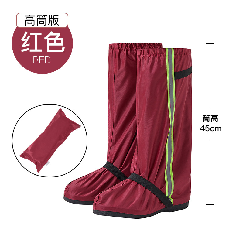 Zapatos impermeables de alta calidad cubierta del zapato a prueba de lluvia engrosada Oxford tela a prueba de arena antideslizante resistente al desgaste cubierta del zapato adulto fábrica al por mayor