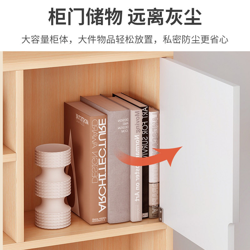 Escritorio, estantería, escritorio integrado, estudio en casa para estudiantes de secundaria, escritorio, escritorio para computadora de escritorio