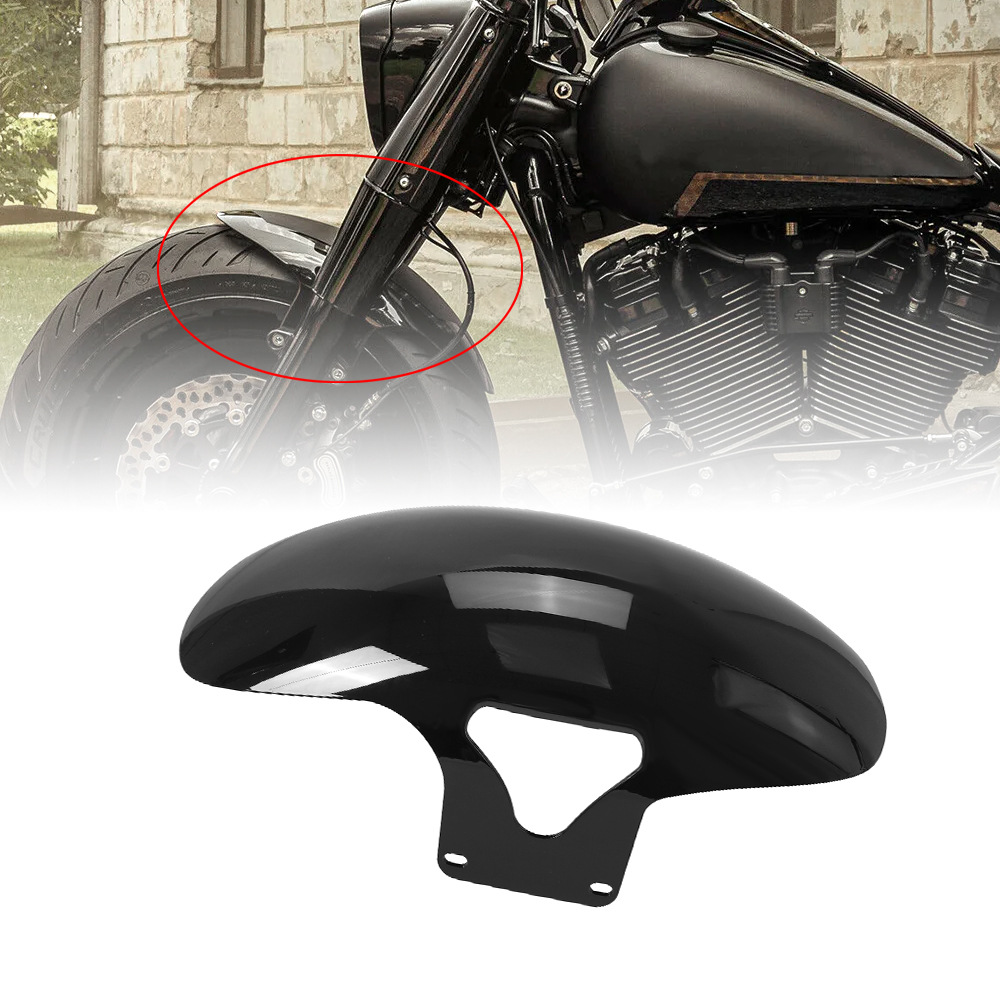 Motorcycle Accessories Suitable for Harley Softail Fat Boy Abs Front Fender Mudguard, Mud Flaps, Mudguard, 18 Years Later